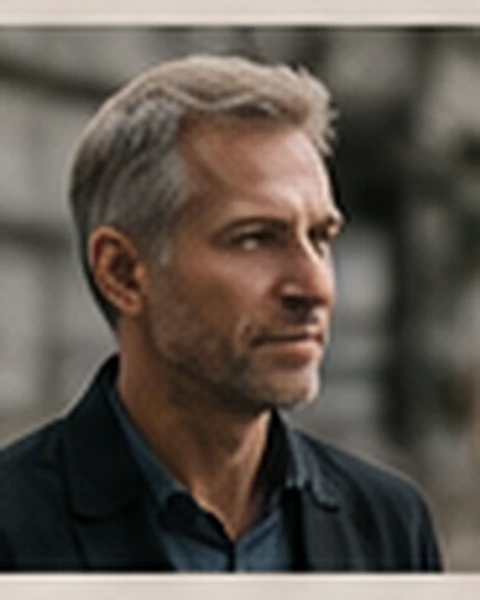 Synthetisches Musterportrait zur Musterstimme von K. Wendland
